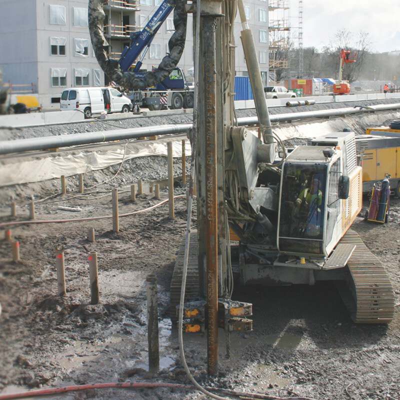 construction drill and blast